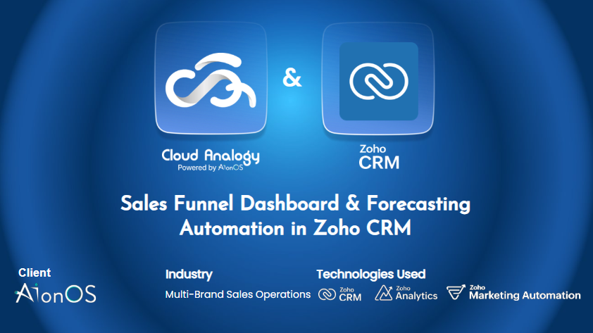 Sales Funnel Dashboard & Forecasting Automation in Zoho CRM​