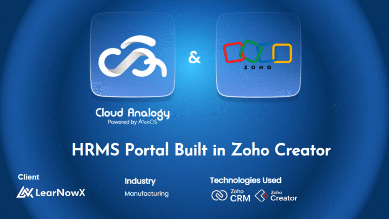 HRMS Portal Built in Zoho Creator ​